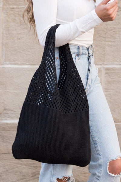 Summer Resort Knit Hobo Bag - Beach Babes Beachwear - Fort Lauderdale