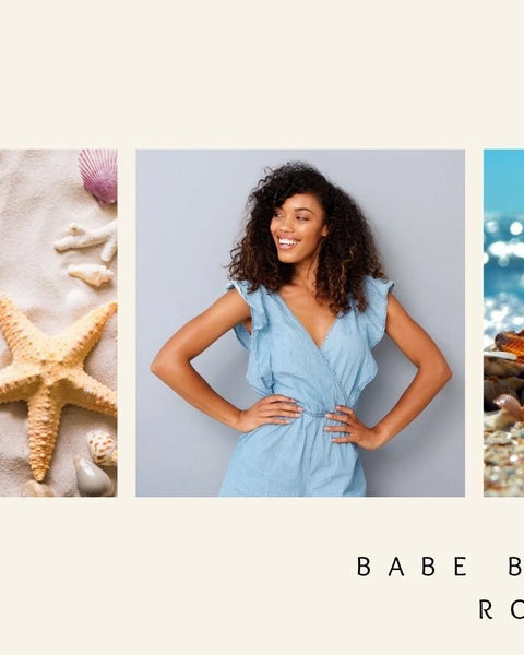 Summer Rompers collection from Beach Babes Beachwear featuring stylish and breathable rompers for beach vacations