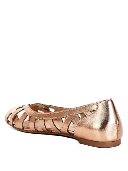 Chic Woven Peep Toe Flat Sandals - Beach Babes Beachwear - Fort Lauderdale