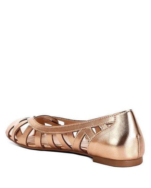 Chic Woven Peep Toe Flat Sandals - Beach Babes Beachwear - Fort Lauderdale