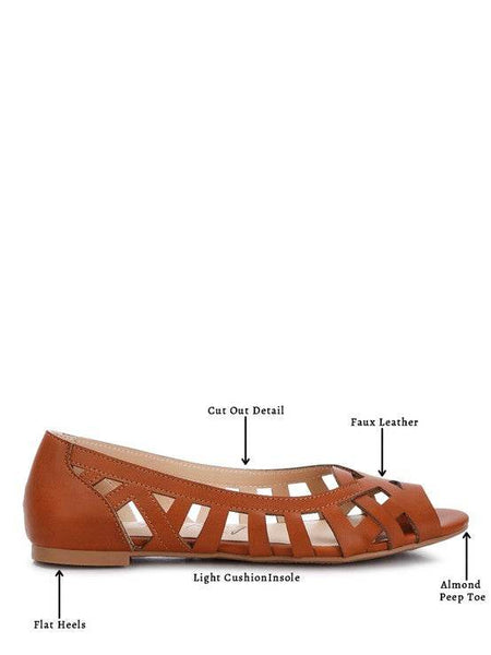 Chic Woven Peep Toe Flat Sandals - Beach Babes Beachwear - Fort Lauderdale