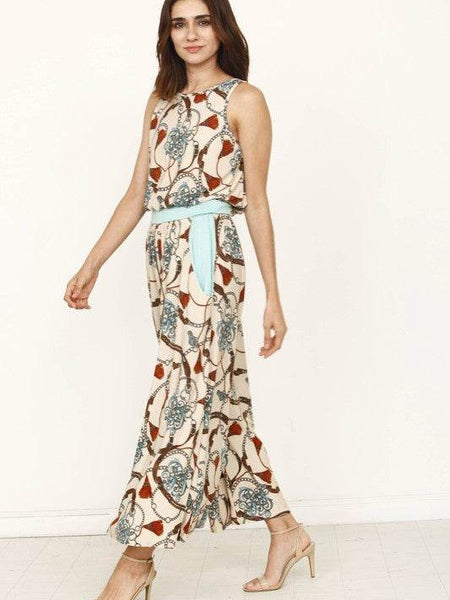 Chic Cropped Jumpsuit - Perfect Resort Wear for Your Getaway - Beach Babes Beachwear - Fort Lauderdale