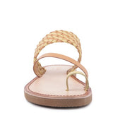Isidora Braided Leather Flat Sandals for Women - Beach Babes Beachwear - Fort Lauderdale
