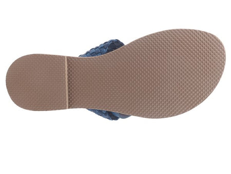 Isidora Braided Leather Flat Sandals for Women - Beach Babes Beachwear - Fort Lauderdale