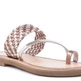 Isidora Braided Leather Flat Sandals for Women - Beach Babes Beachwear - Fort Lauderdale