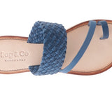 Isidora Braided Leather Flat Sandals for Women - Beach Babes Beachwear - Fort Lauderdale