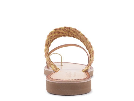 Isidora Braided Leather Flat Sandals for Women - Beach Babes Beachwear - Fort Lauderdale