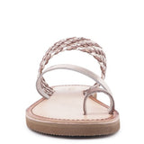 Isidora Braided Leather Flat Sandals for Women - Beach Babes Beachwear - Fort Lauderdale