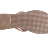 Isidora Braided Leather Flat Sandals for Women - Beach Babes Beachwear - Fort Lauderdale