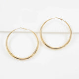 Gold Hoop Earrings - Beach Babes Beachwear - Fort Lauderdale