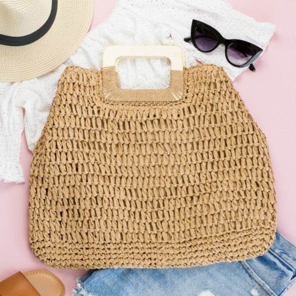 Chic Oversized Straw Tote - Perfect for Beach Wear - Beach Babes Beachwear - Fort Lauderdale