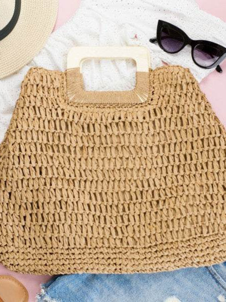 Chic Oversized Straw Tote - Perfect for Beach Wear - Beach Babes Beachwear - Fort Lauderdale