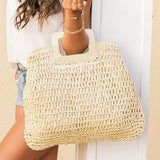 Chic Oversized Straw Tote - Perfect for Beach Wear - Beach Babes Beachwear - Fort Lauderdale