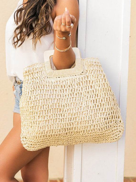 Chic Oversized Straw Tote - Perfect for Beach Wear - Beach Babes Beachwear - Fort Lauderdale