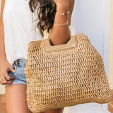 Chic Oversized Straw Tote - Perfect for Beach Wear - Beach Babes Beachwear - Fort Lauderdale