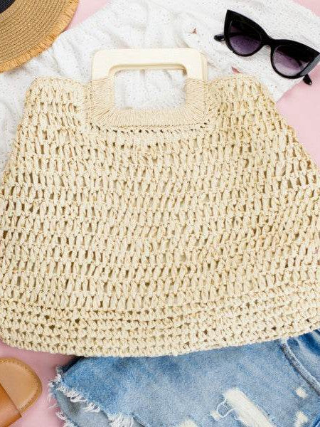 Chic Oversized Straw Tote - Perfect for Beach Wear - Beach Babes Beachwear - Fort Lauderdale