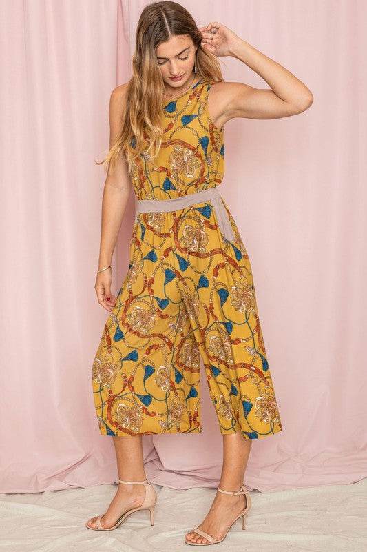 Chic Cropped Jumpsuit - Perfect Resort Wear for Your Getaway - Beach Babes Beachwear - Fort Lauderdale