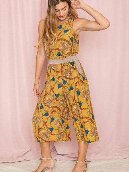 Chic Cropped Jumpsuit - Perfect Resort Wear for Your Getaway - Beach Babes Beachwear - Fort Lauderdale