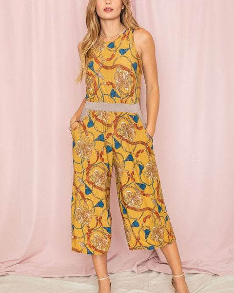 Chic Cropped Jumpsuit - Perfect Resort Wear for Your Getaway - Beach Babes Beachwear - Fort Lauderdale