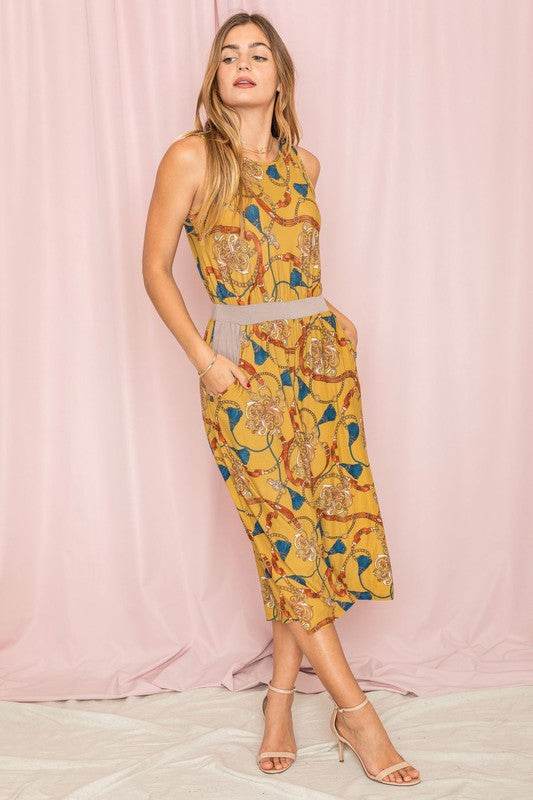 Chic Cropped Jumpsuit - Perfect Resort Wear for Your Getaway - Beach Babes Beachwear - Fort Lauderdale