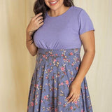 Floral Band Flare Dress | Perfect Beach Wear for Vacations - Beach Babes Beachwear - Fort Lauderdale