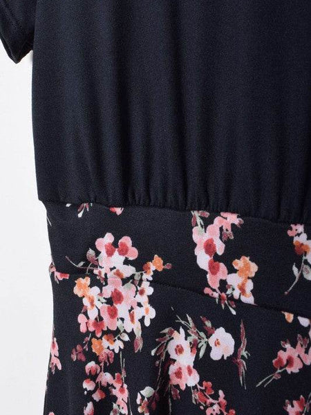 Floral Band Flare Dress | Perfect Beach Wear for Vacations - Beach Babes Beachwear - Fort Lauderdale