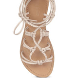 Handcrafted Baxea Tie-Up String Flats Sandals - Beach Babes Beachwear - Fort Lauderdale