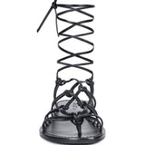 Handcrafted Baxea Tie-Up String Flats Sandals - Beach Babes Beachwear - Fort Lauderdale