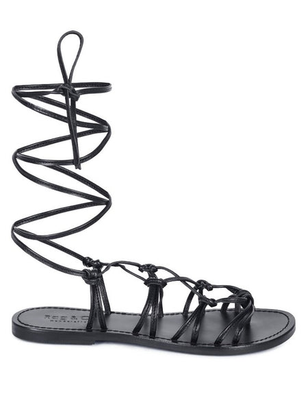 Handcrafted Baxea Tie-Up String Flats Sandals - Beach Babes Beachwear - Fort Lauderdale