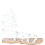 Handcrafted Baxea Tie-Up String Flats Sandals - Beach Babes Beachwear - Fort Lauderdale
