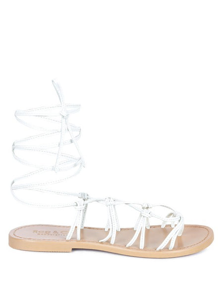 Handcrafted Baxea Tie-Up String Flats Sandals - Beach Babes Beachwear - Fort Lauderdale