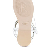 Handcrafted Baxea Tie-Up String Flats Sandals - Beach Babes Beachwear - Fort Lauderdale