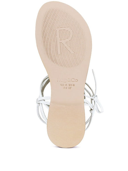 Handcrafted Baxea Tie-Up String Flats Sandals - Beach Babes Beachwear - Fort Lauderdale
