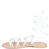 Handcrafted Baxea Tie-Up String Flats Sandals - Beach Babes Beachwear - Fort Lauderdale