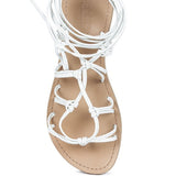 Handcrafted Baxea Tie-Up String Flats Sandals - Beach Babes Beachwear - Fort Lauderdale