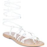 Handcrafted Baxea Tie-Up String Flats Sandals - Beach Babes Beachwear - Fort Lauderdale
