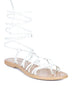 Handcrafted Baxea Tie-Up String Flats Sandals - Beach Babes Beachwear - Fort Lauderdale