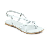 Strappy Leather Flat Sandals - Beach Babes Beachwear - Fort Lauderdale