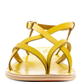 Strappy Leather Flat Sandals - Beach Babes Beachwear - Fort Lauderdale