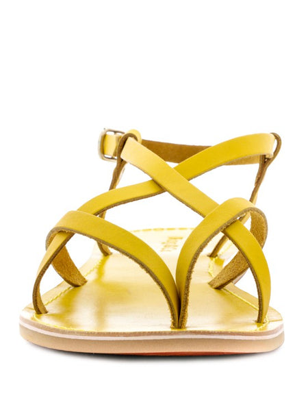 Strappy Leather Flat Sandals - Beach Babes Beachwear - Fort Lauderdale