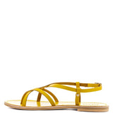 Strappy Leather Flat Sandals - Beach Babes Beachwear - Fort Lauderdale