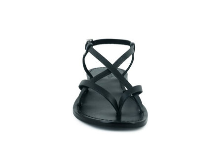 Strappy Leather Flat Sandals - Beach Babes Beachwear - Fort Lauderdale