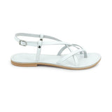 Strappy Leather Flat Sandals - Beach Babes Beachwear - Fort Lauderdale