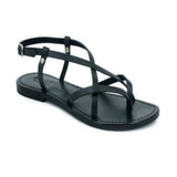 Strappy Leather Flat Sandals - Beach Babes Beachwear - Fort Lauderdale