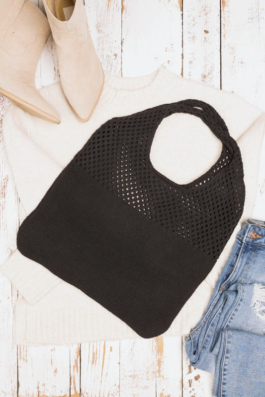 Summer Resort Knit Hobo Bag - Beach Babes Beachwear - Fort Lauderdale