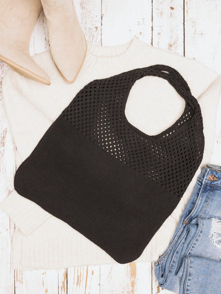 Summer Resort Knit Hobo Bag - Beach Babes Beachwear - Fort Lauderdale
