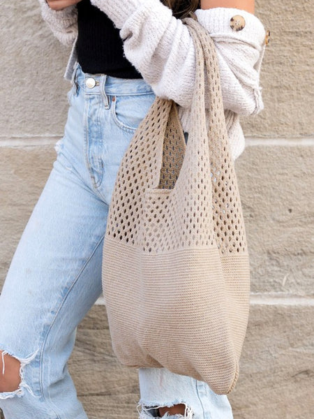 Summer Resort Knit Hobo Bag - Beach Babes Beachwear - Fort Lauderdale