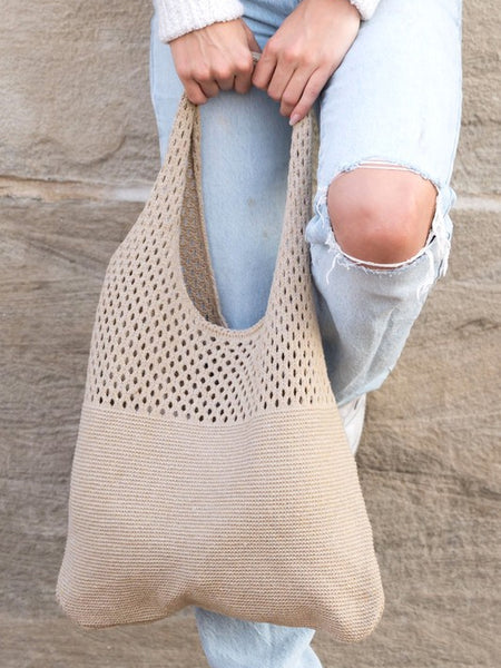 Summer Resort Knit Hobo Bag - Beach Babes Beachwear - Fort Lauderdale