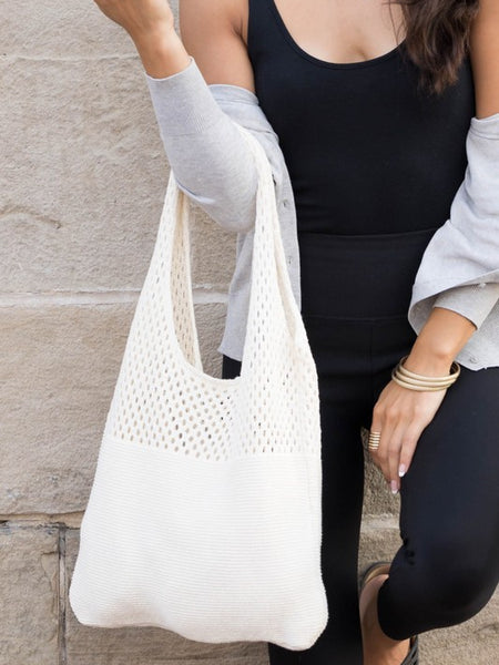 Summer Resort Knit Hobo Bag - Beach Babes Beachwear - Fort Lauderdale