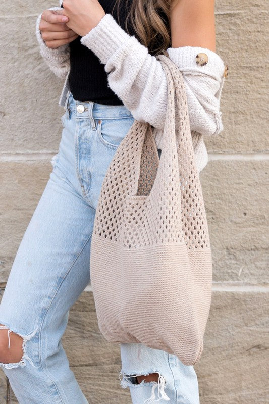 Summer Resort Knit Hobo Bag - Beach Babes Beachwear - Fort Lauderdale